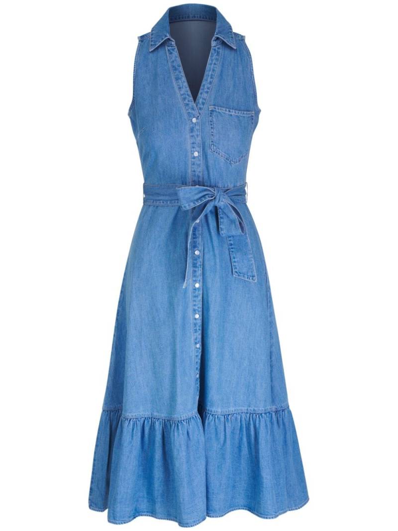 Veronica Beard Edwina midi dress - Blue von Veronica Beard