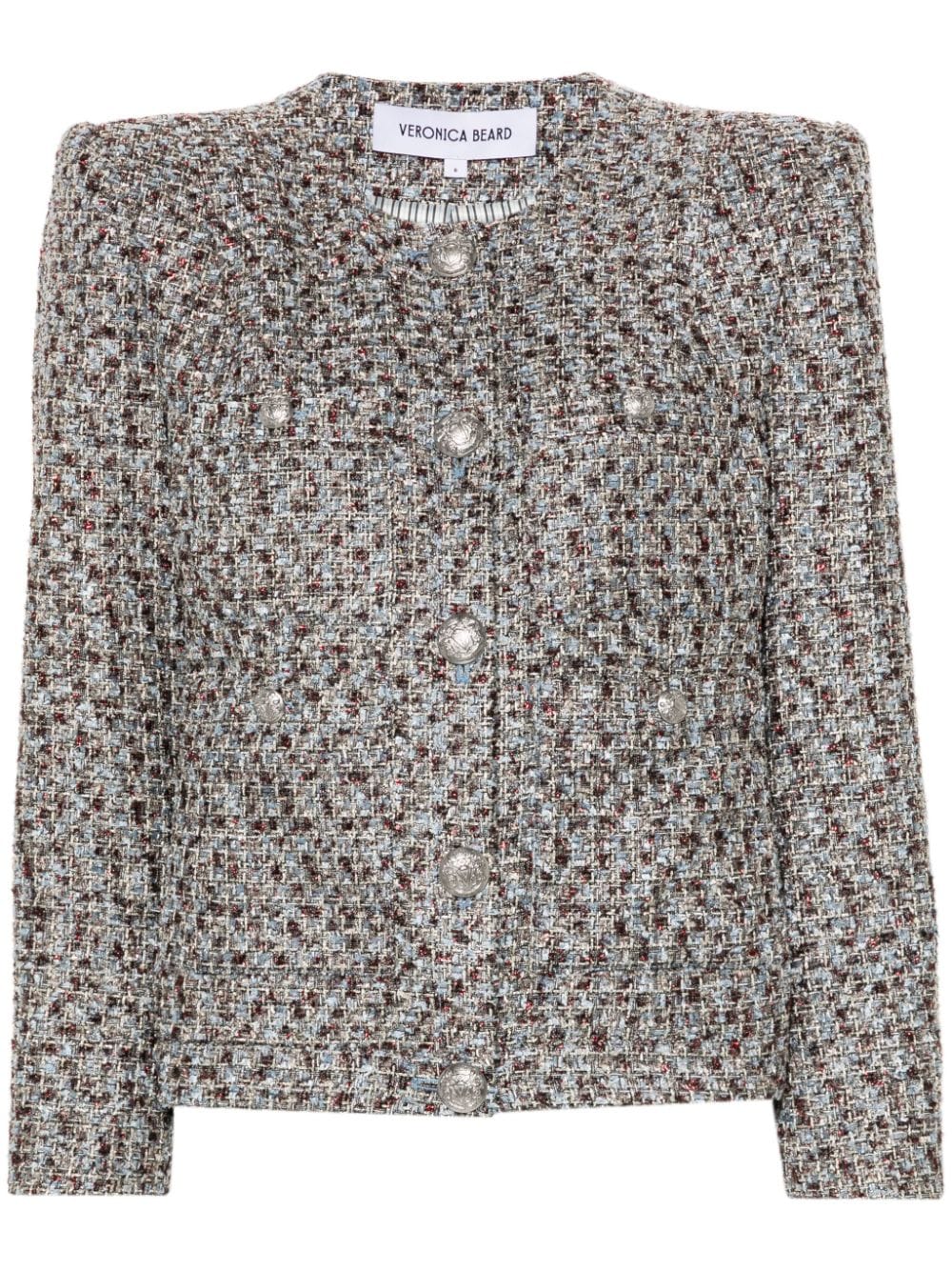 Veronica Beard Ferazia tweed jacket - Blue von Veronica Beard