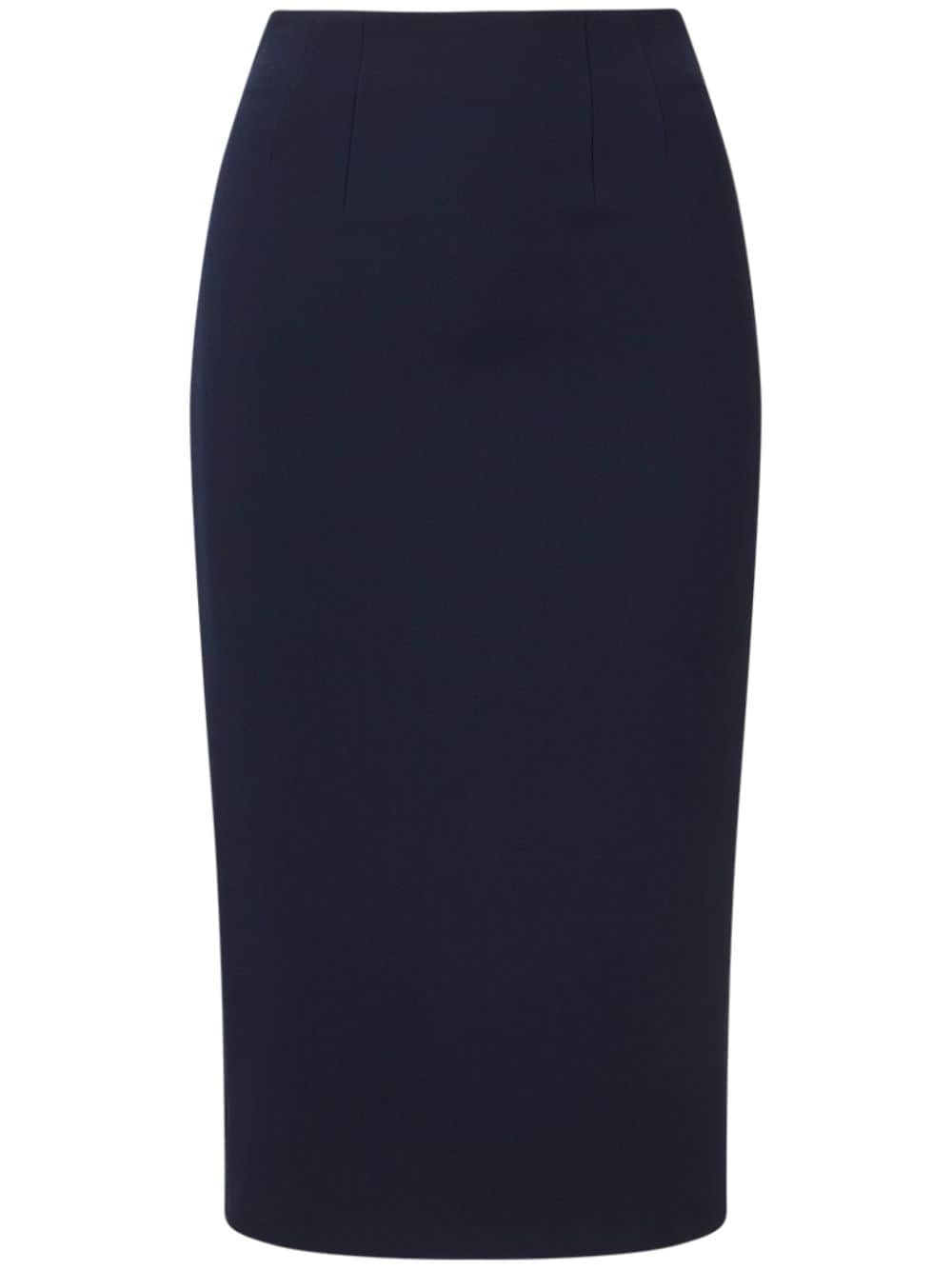 Veronica Beard Holmes pencil midi skirt - Blue von Veronica Beard