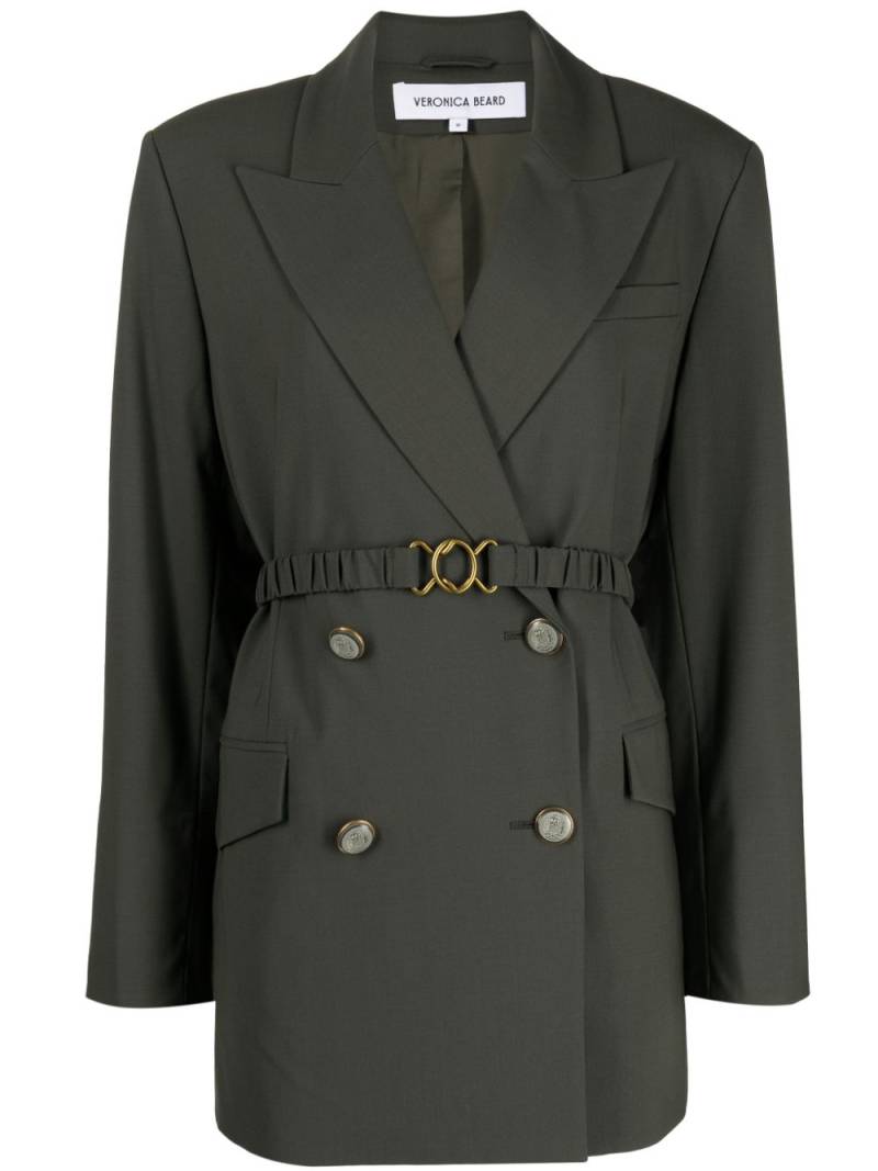 Veronica Beard Hutchinson double-breasted trench coat - Green von Veronica Beard