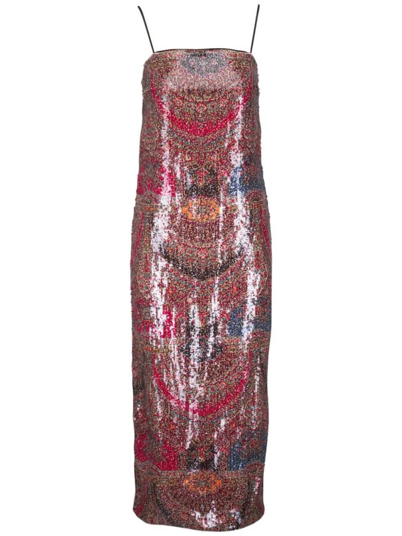 Veronica Beard Leda sequin dress - Red von Veronica Beard