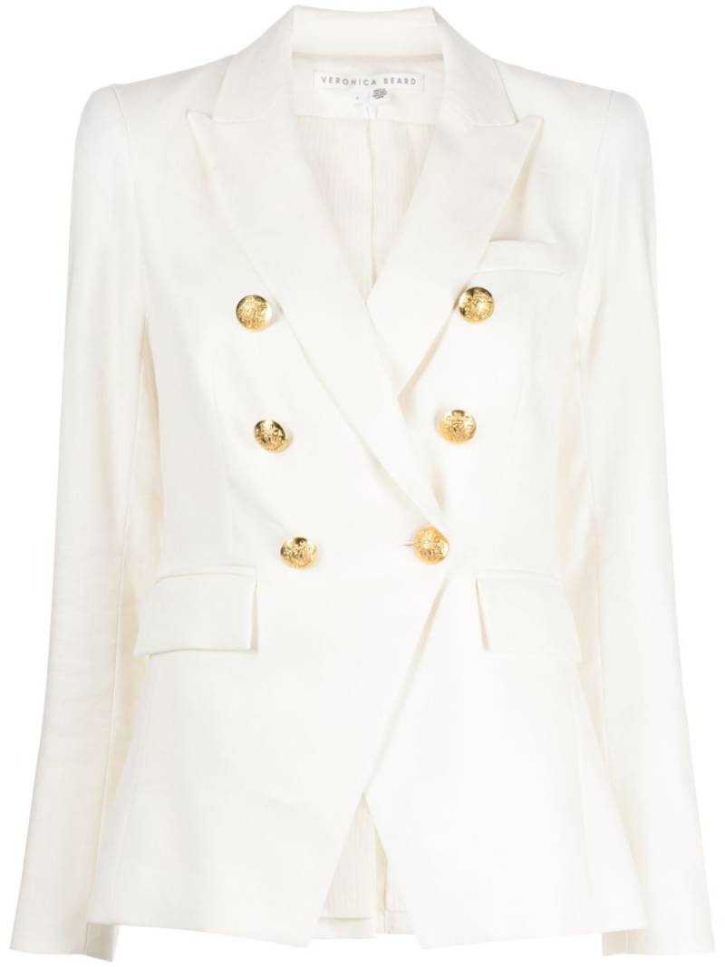 Veronica Beard Miller double-breasted blazer - White von Veronica Beard