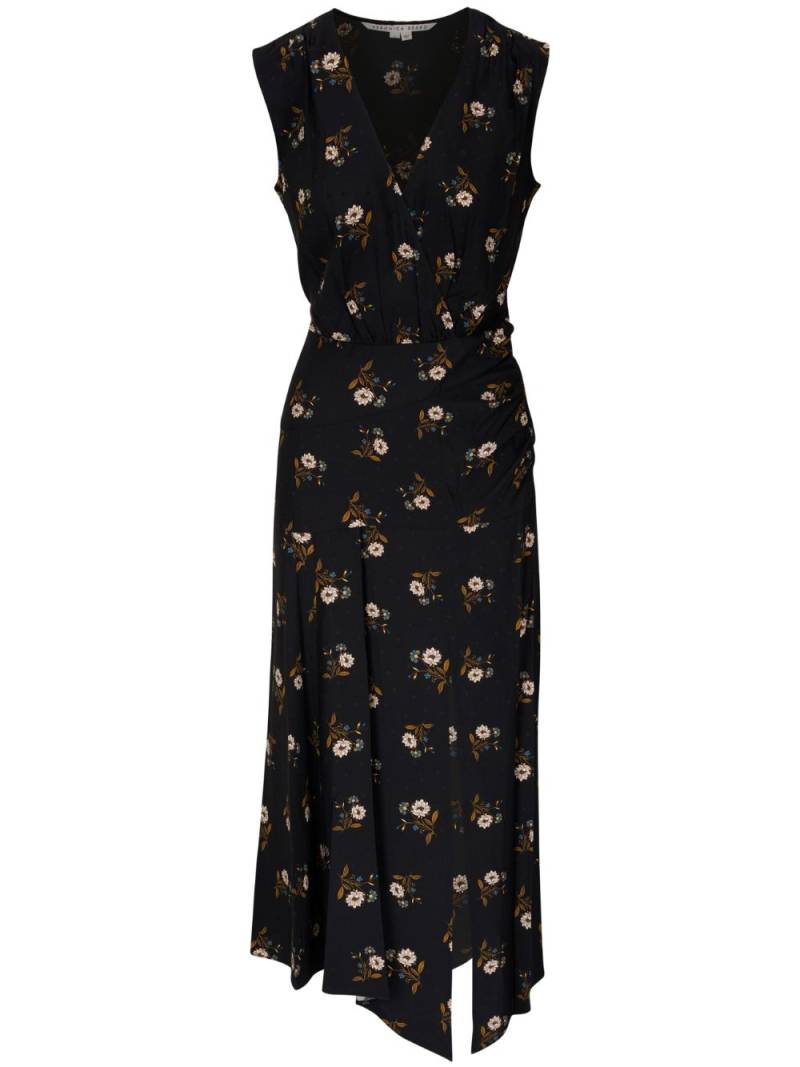 Veronica Beard Wixson floral-print dress - Black von Veronica Beard