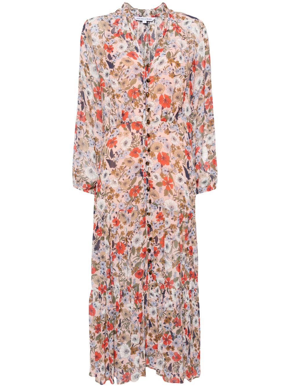 Veronica Beard Zovich floral-print dress - Pink von Veronica Beard