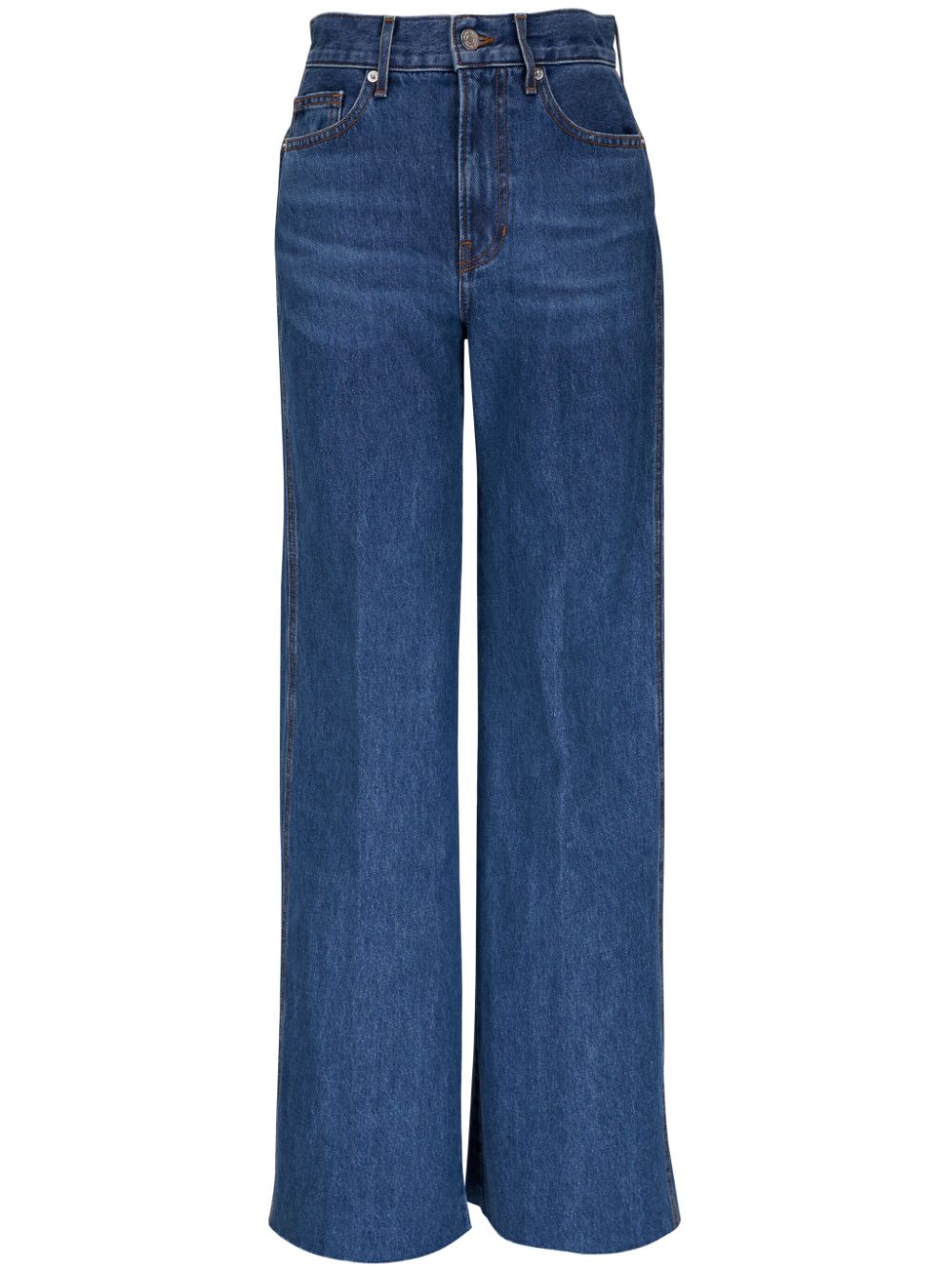 Veronica Beard high-rise wide-leg jeans - Blue von Veronica Beard