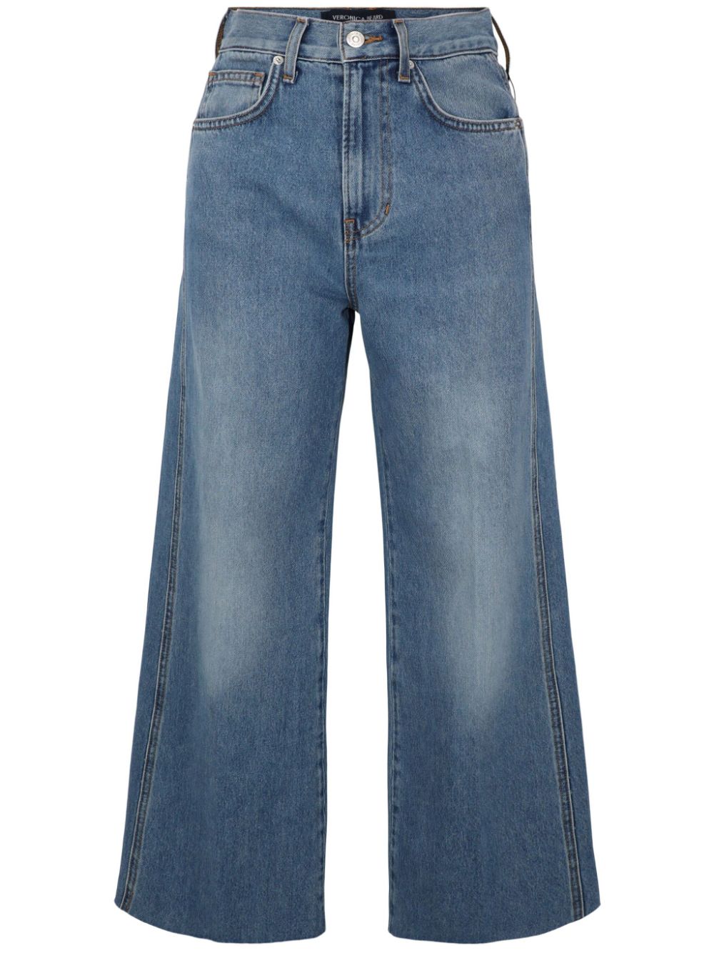 Veronica Beard high-waisted cropped jeans - Blue von Veronica Beard