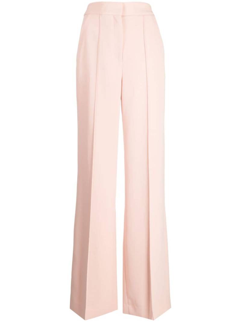 Veronica Beard pleat-detail straight-leg trousers - Pink von Veronica Beard