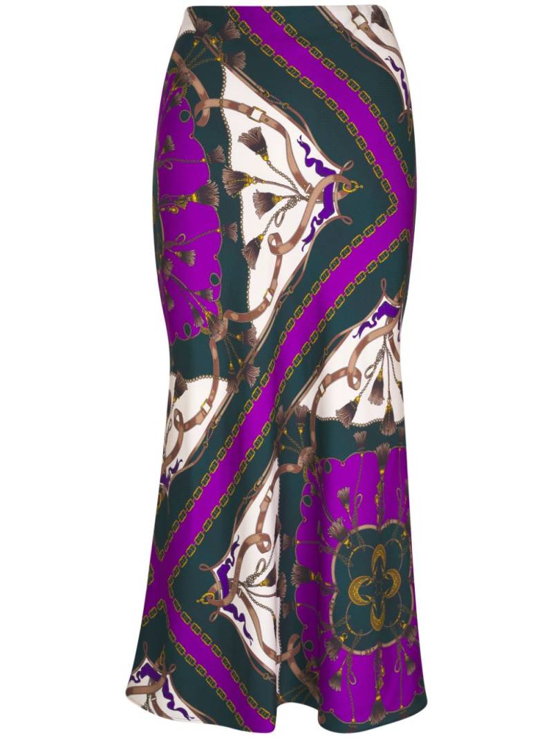 Veronica Beard printed skirt - Green von Veronica Beard