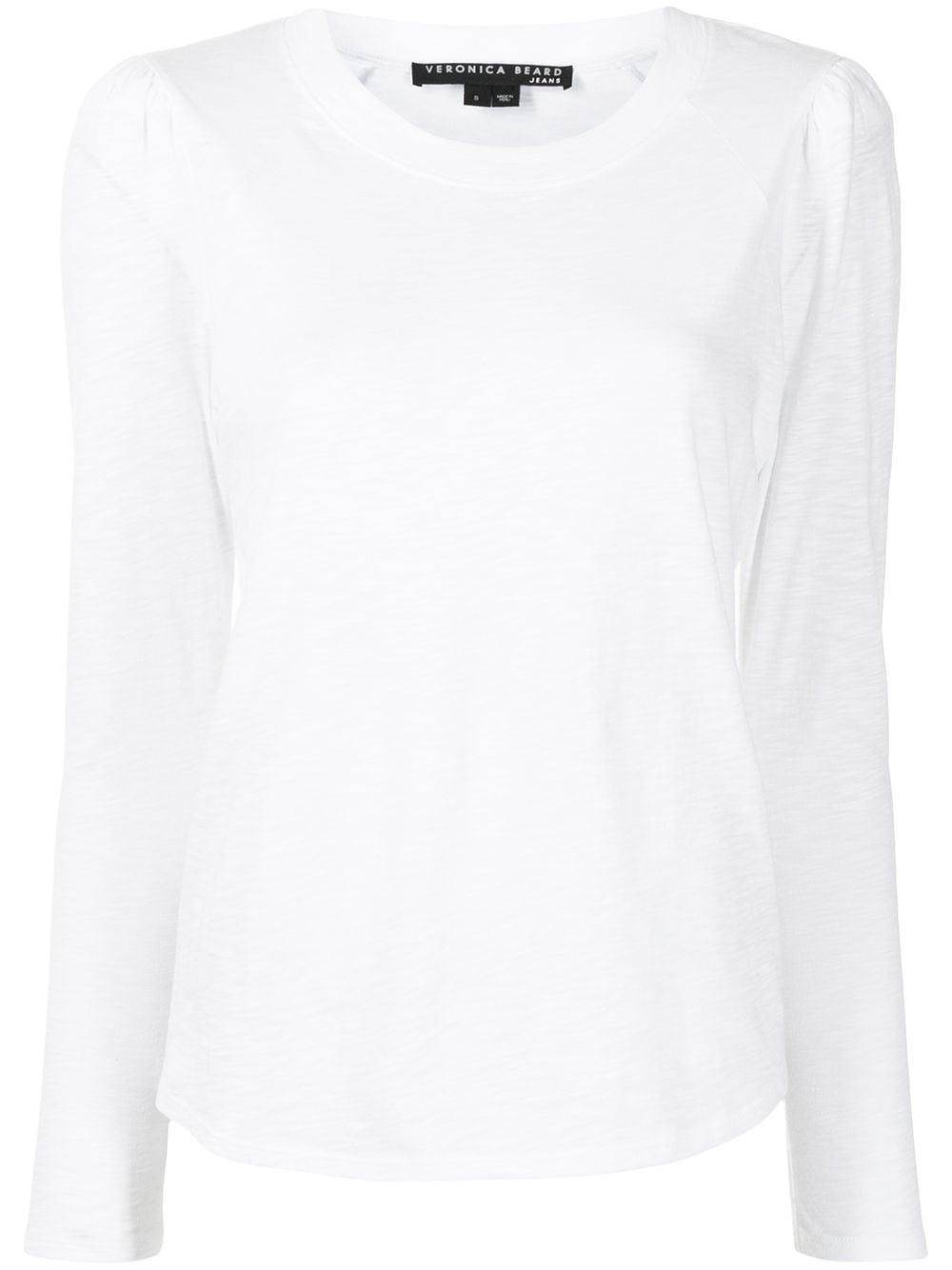 Veronica Beard round neck long-sleeved T-shirt - White von Veronica Beard