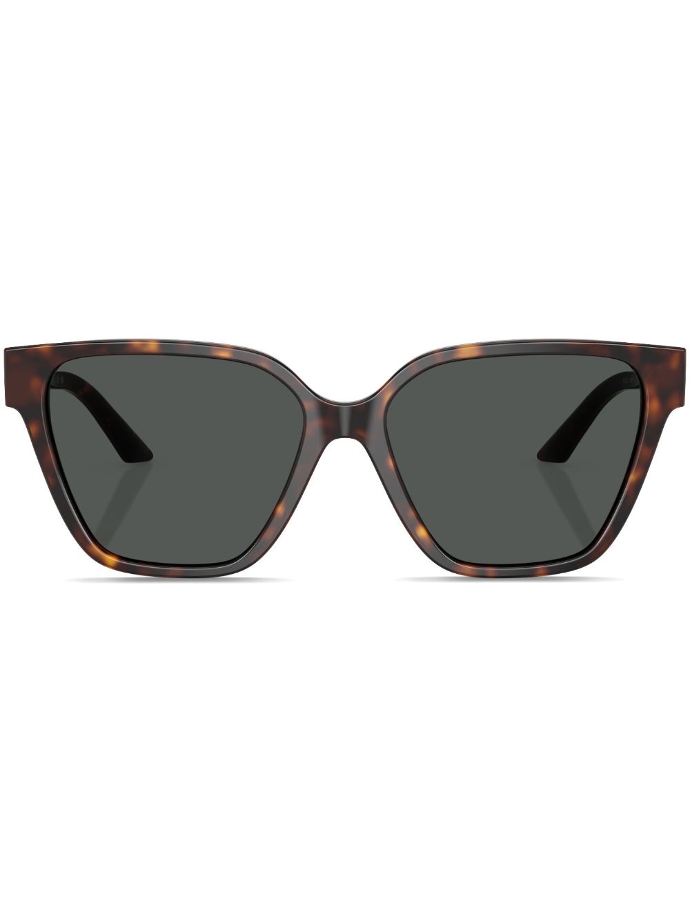 Versace Eyewear Greca strass butterfly-frame sunglasses - Brown von Versace Eyewear