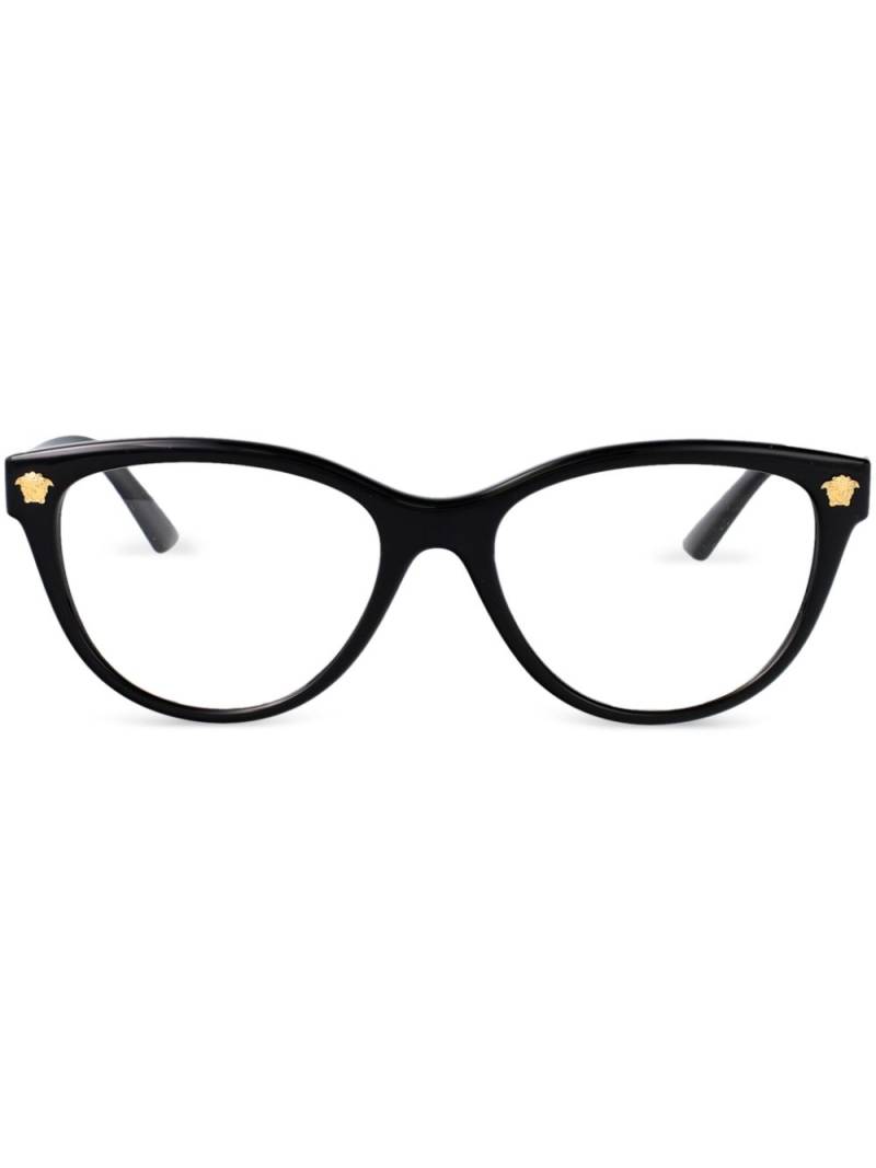 Versace Eyewear Medusa Head glasses - Black von Versace Eyewear