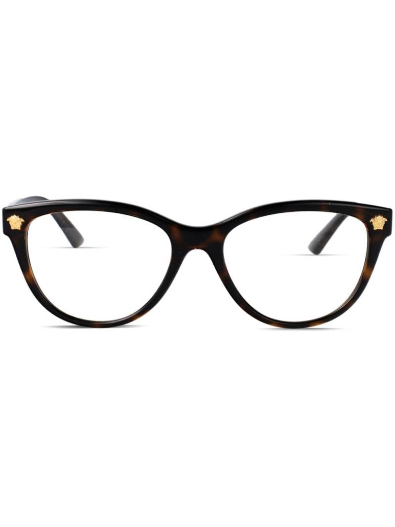 Versace Eyewear Medusa Head glasses - Brown von Versace Eyewear