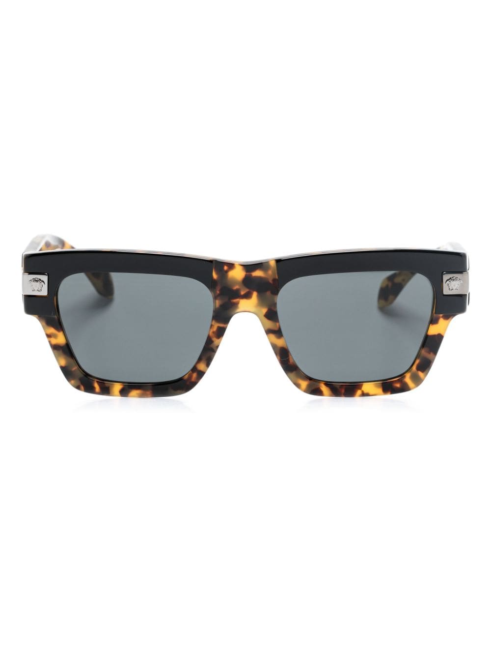 Versace Eyewear Medusa Head square-frame sunglasses - Black von Versace Eyewear