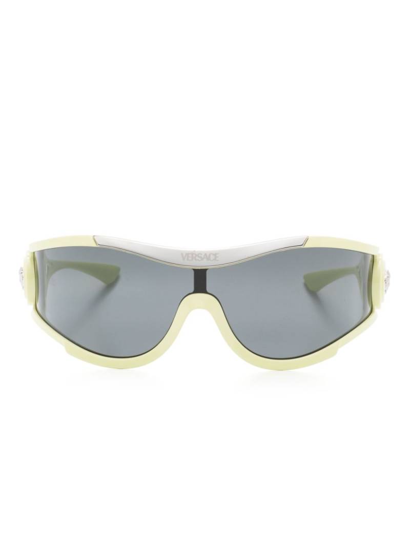 Versace Eyewear Medusa Medallion sunglasses - Yellow von Versace Eyewear