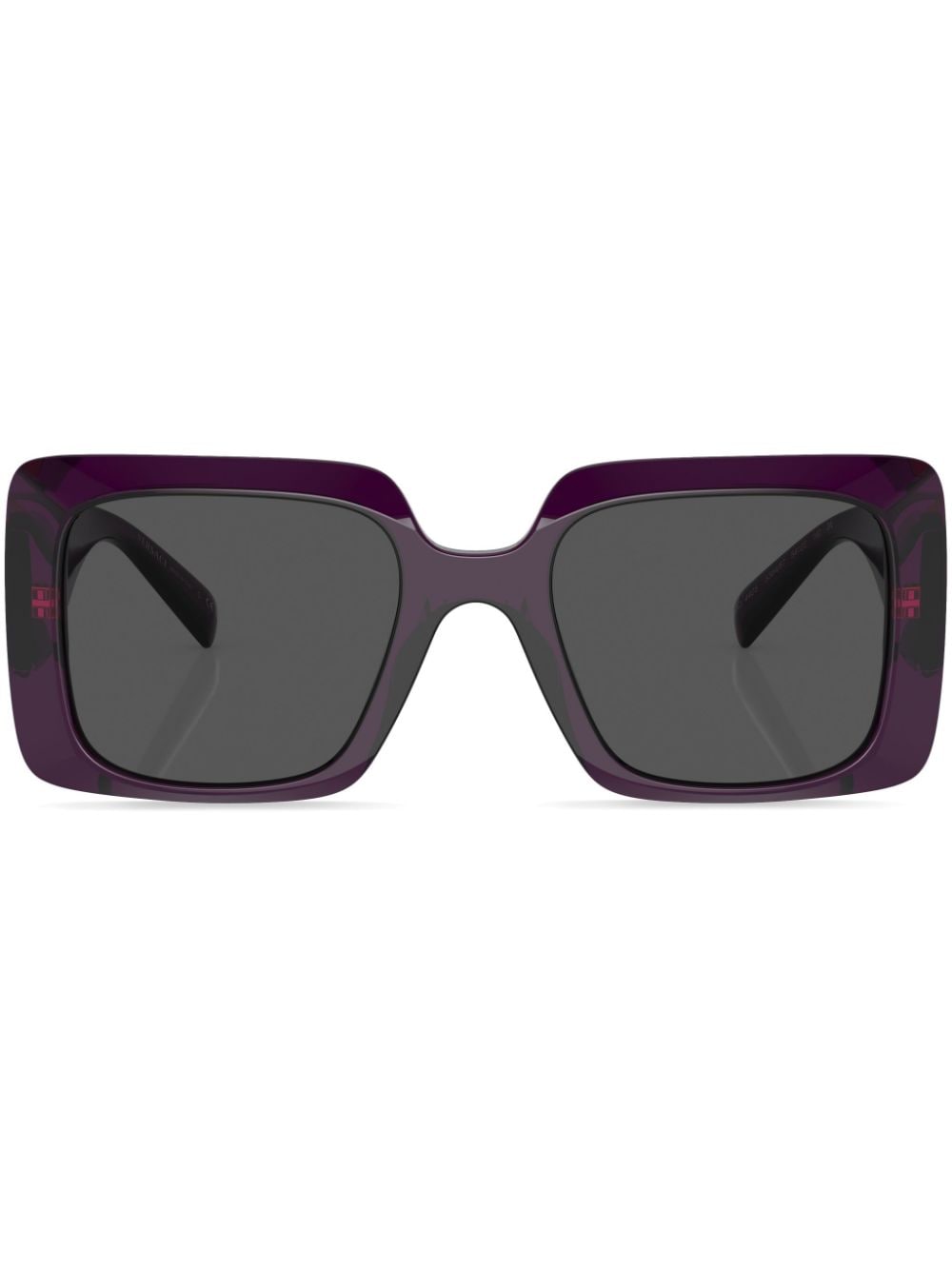 Versace Eyewear Medusa Stud square-frame sunglasses - Purple von Versace Eyewear