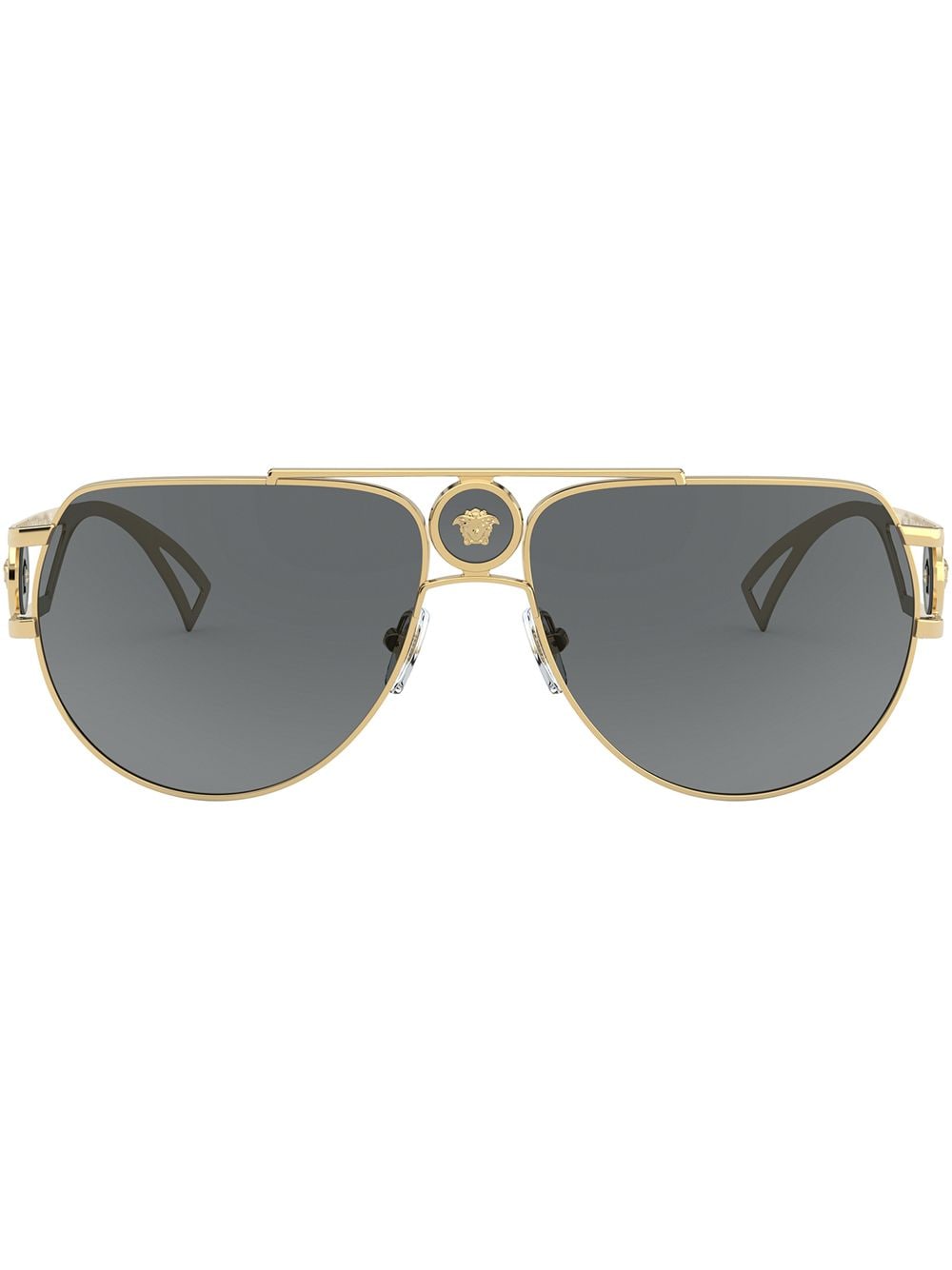 Versace Eyewear Medusa pilot-frame sunglasses - Gold von Versace Eyewear