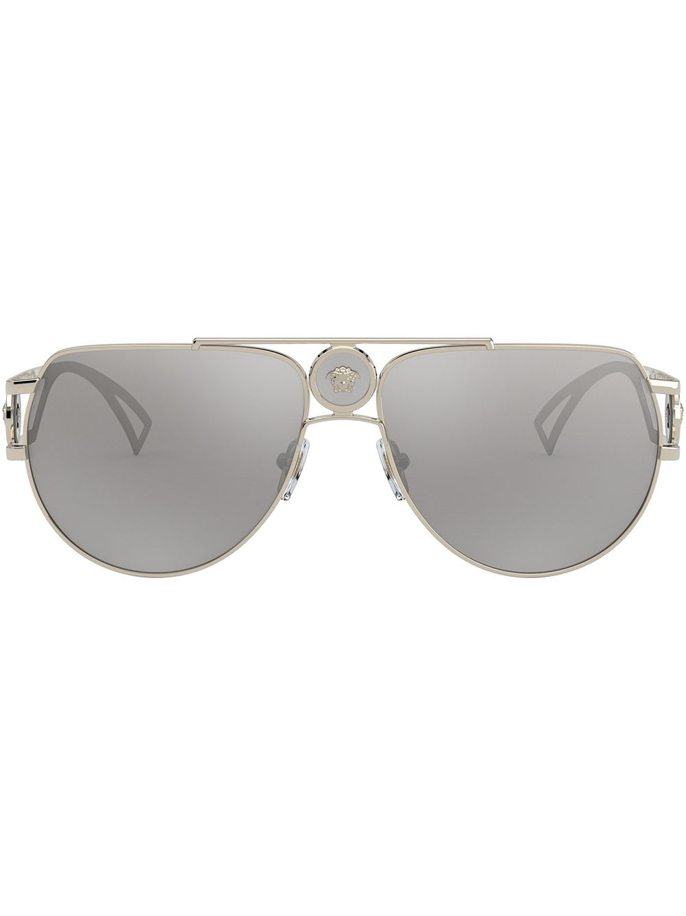 Versace Eyewear Medusa pilot-frame sunglasses - Gold von Versace Eyewear