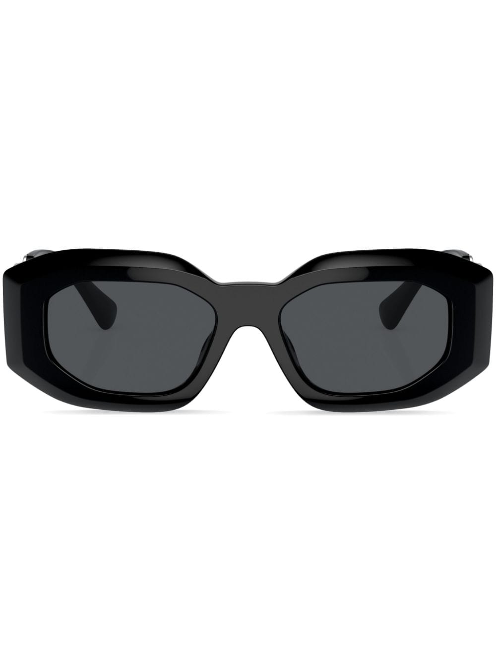 Versace Eyewear Medusa geometric-frame sunglasses - Black von Versace Eyewear