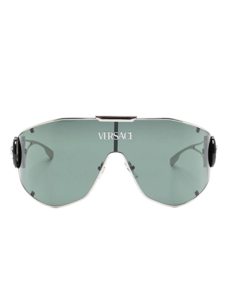 Versace Eyewear Medusa geometric sunglasses - Grey von Versace Eyewear