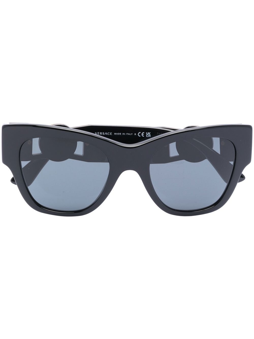 Versace Eyewear Medusa-head square-frame sunglasses - Black von Versace Eyewear