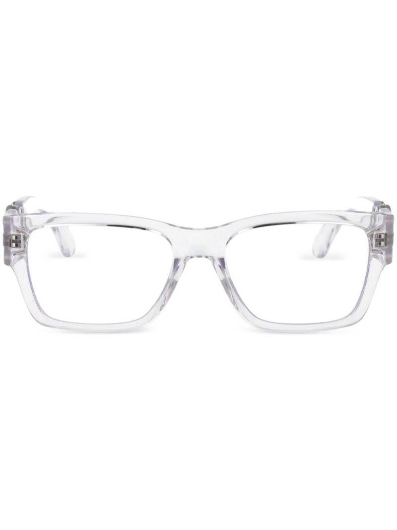 Versace Eyewear Medusa-plaque glasses - White von Versace Eyewear