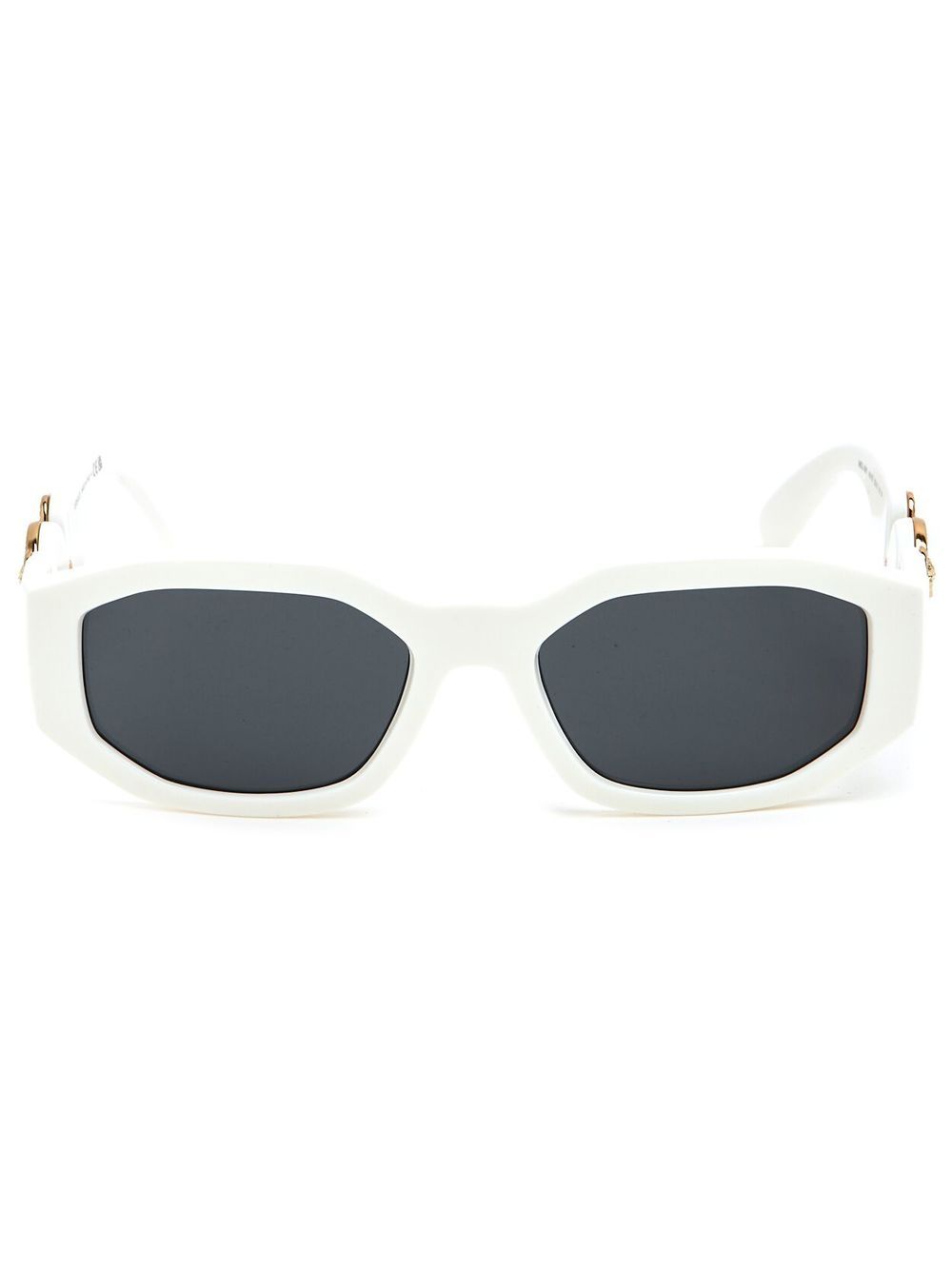 Versace Eyewear Medusa square-frame sunglasses - White von Versace Eyewear