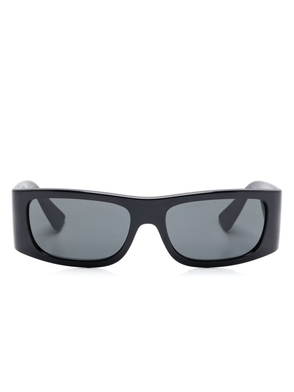 Versace Eyewear logo lens-insert sunglasses - Black von Versace Eyewear