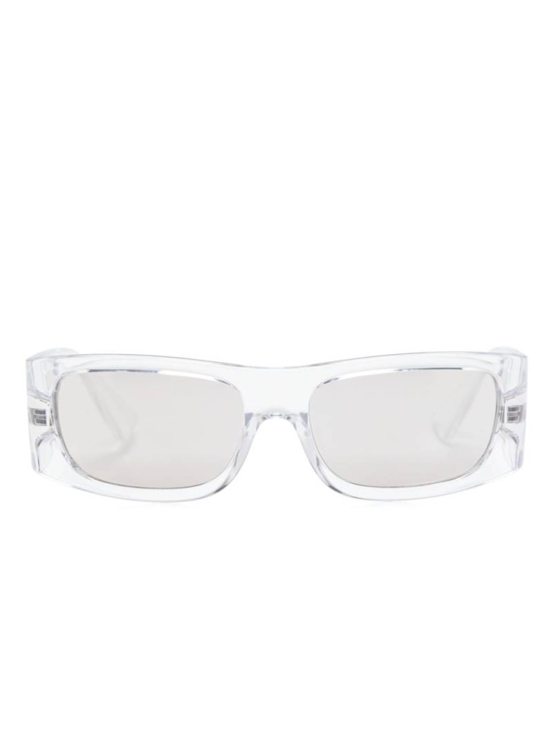 Versace Eyewear logo lens-insert sunglasses - White von Versace Eyewear