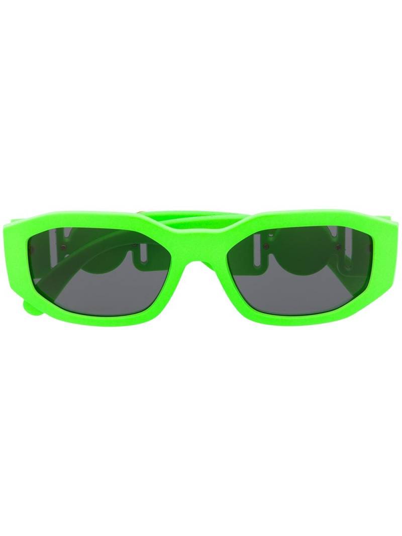 Versace Eyewear oval frame sunglasss - Green von Versace Eyewear