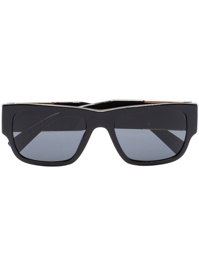 Versace Eyewear rectangle-frame sunglasses - Black von Versace Eyewear