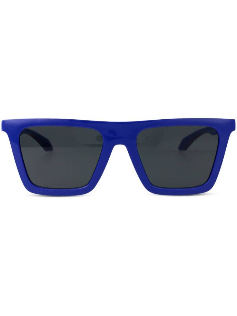 Versace Eyewear rectangle-frame sunglasses - Blue von Versace Eyewear