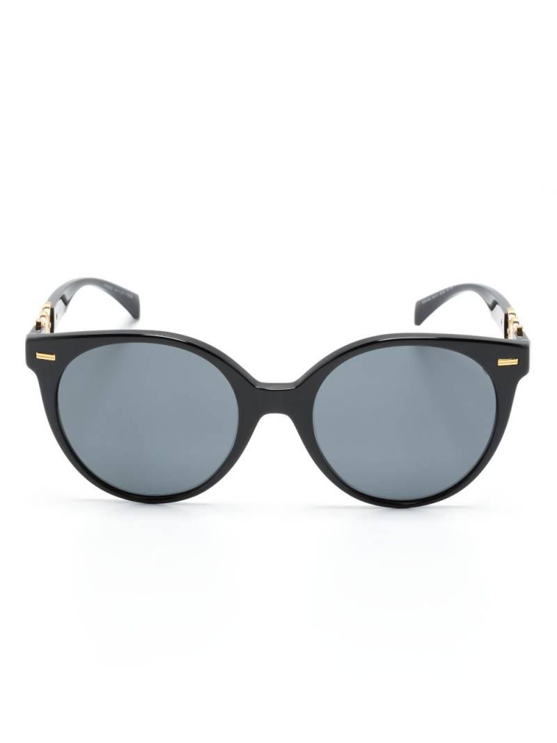 Versace Eyewear round-frame tinted sunglasses - Black von Versace Eyewear