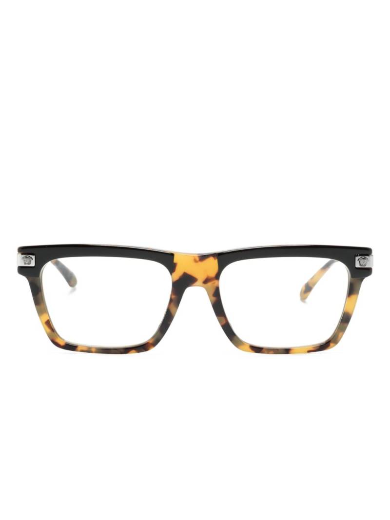 Versace Eyewear square-frame glasses - Brown von Versace Eyewear