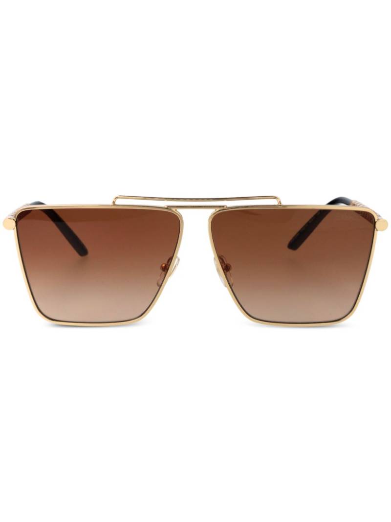 Versace Eyewear square-frame sunglasses - Gold von Versace Eyewear