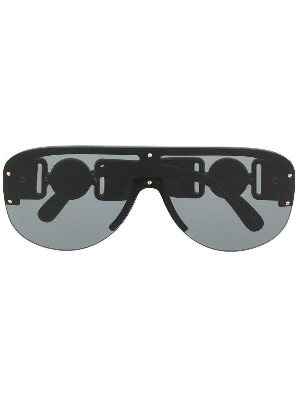 Versace Eyewear tinted pilot-frame sunglasses - Black von Versace Eyewear