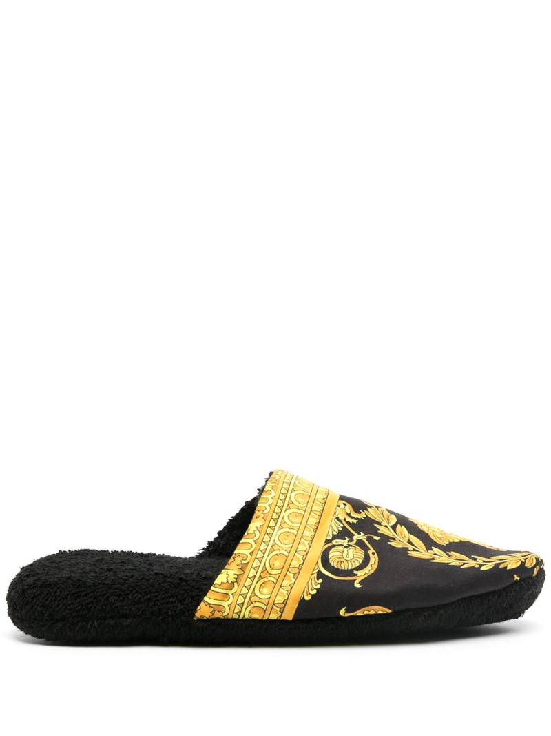 Versace I Love Baroque slippers - Black von Versace