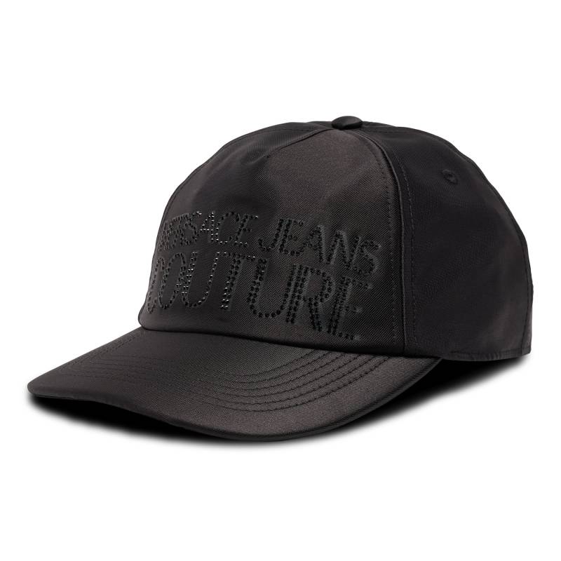 Cap Versace Jeans Couture Drill Logo Strass 73VAZK13 Schwarz von Versace Jeans Couture