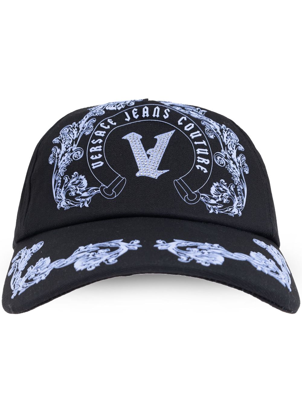 Versace Jeans Couture Barocco-print baseball cap - Black von Versace Jeans Couture