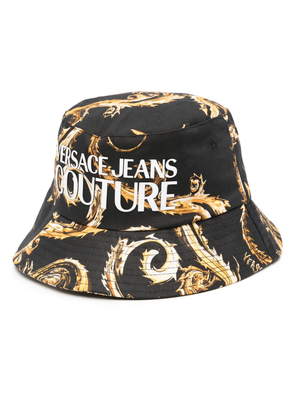 Versace Jeans Couture Barocco-print bucket hat - Black von Versace Jeans Couture