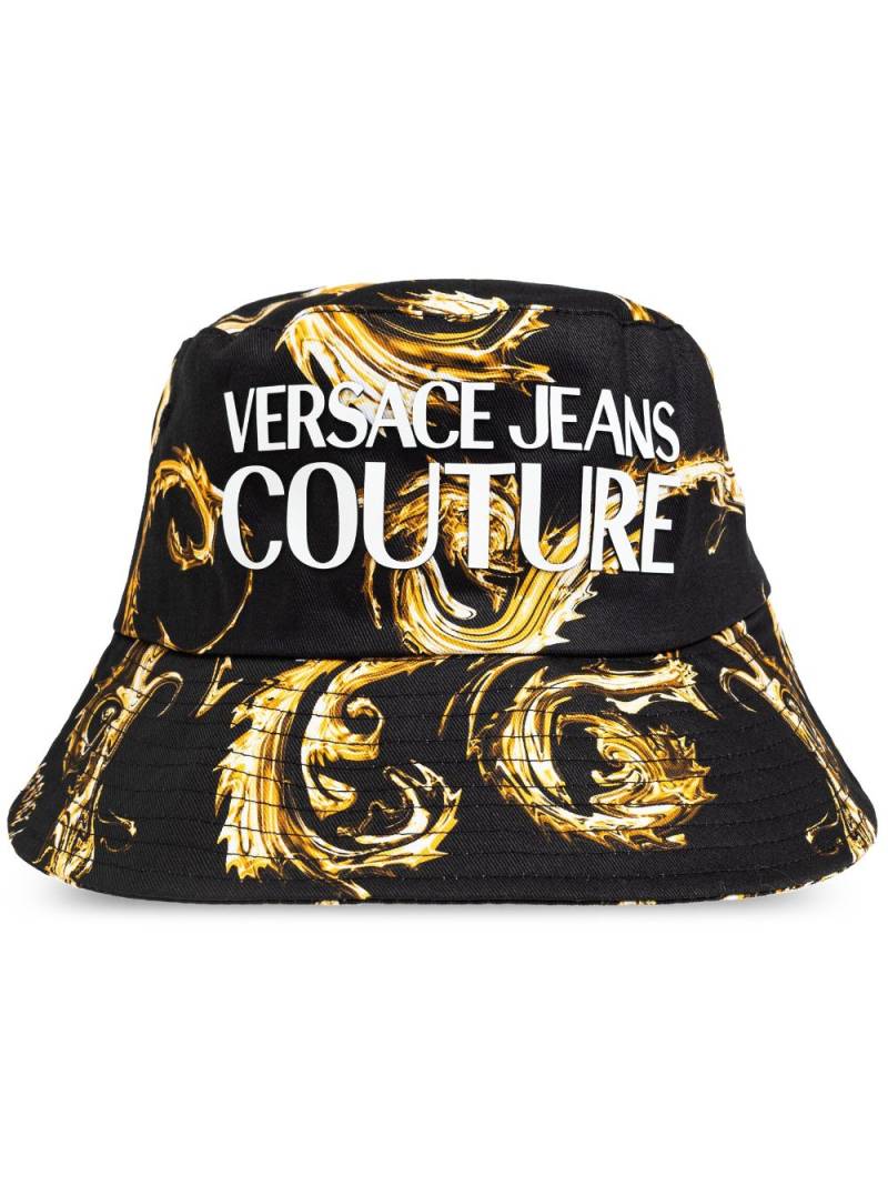 Versace Jeans Couture Barocco-print bucket hat - Black von Versace Jeans Couture