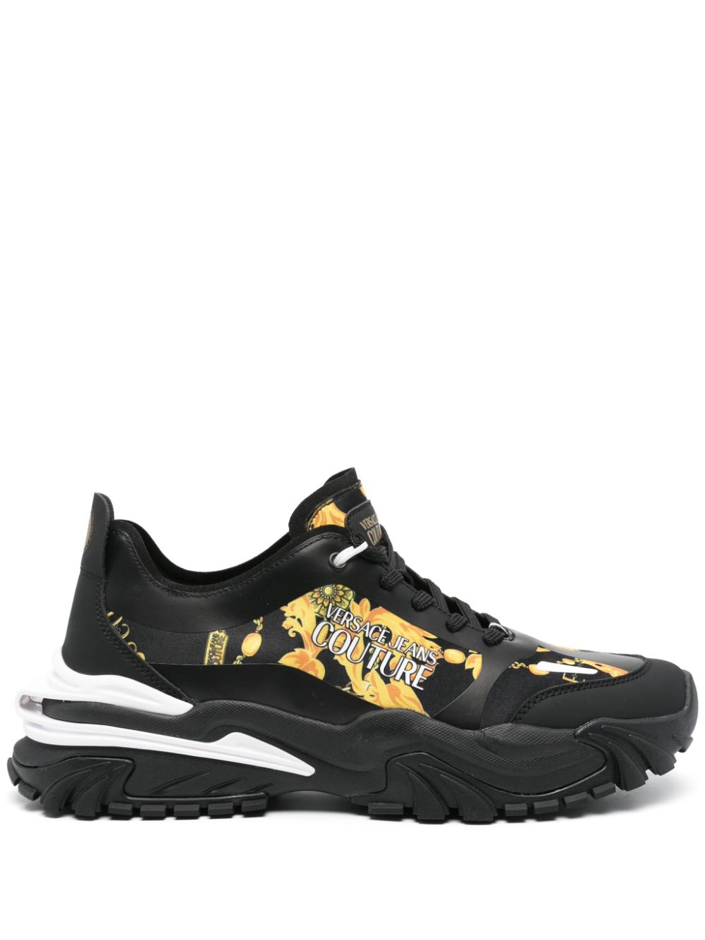 Versace Jeans Couture Barocco-print sneakers - Black von Versace Jeans Couture