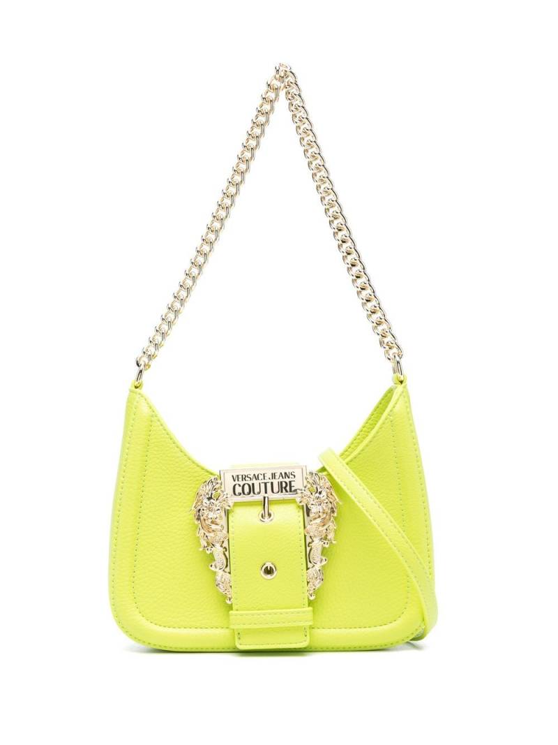 Versace Jeans Couture Baroque buckle shoulder bag - Green von Versace Jeans Couture