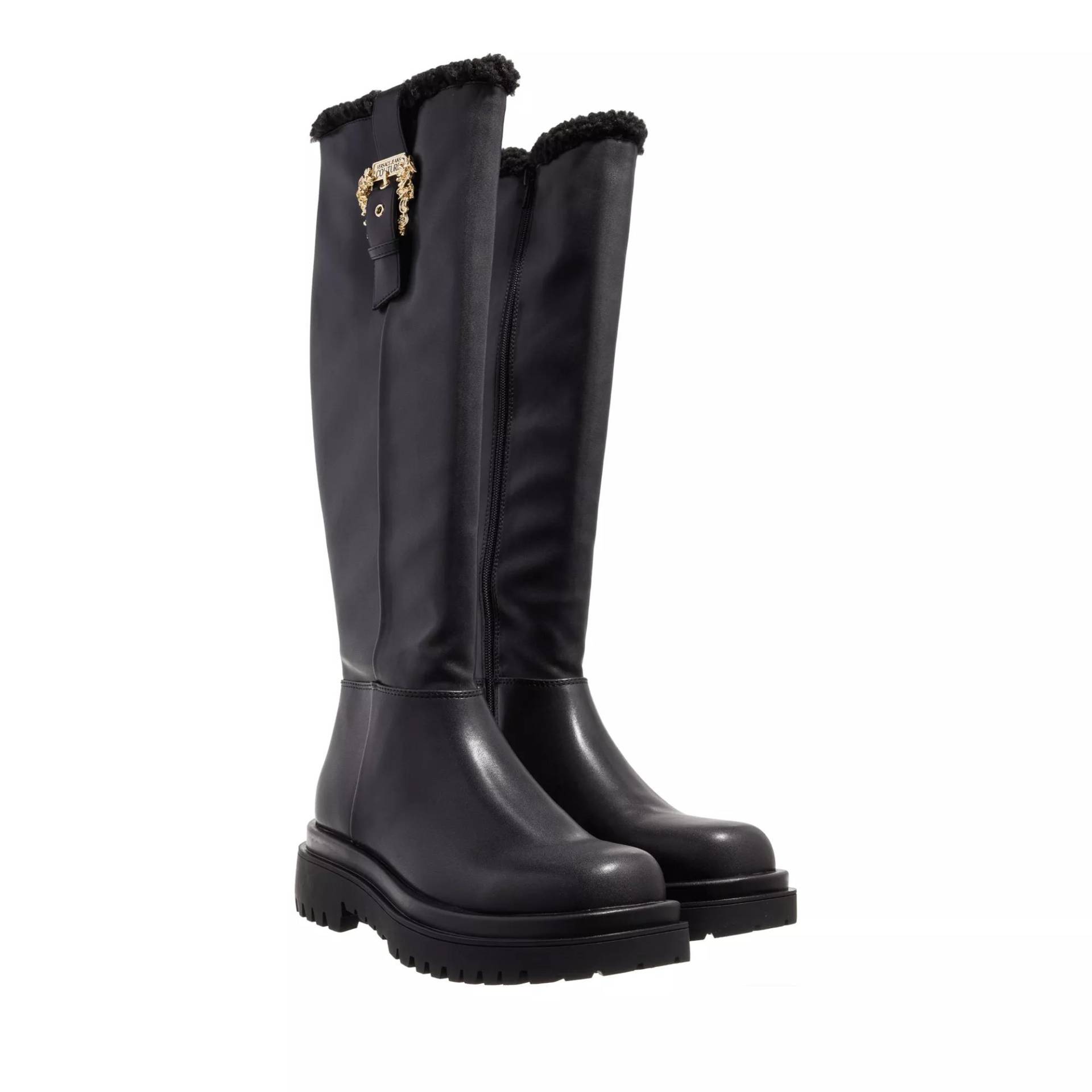 Versace Jeans Couture Boots & Stiefeletten - Fondo Drew - Gr. 36 (EU) - in Schwarz - für Damen von Versace Jeans Couture