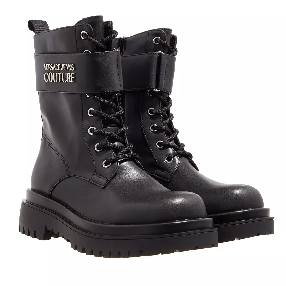 Versace Jeans Couture Boots & Stiefeletten - Fondo Drew - Gr. 38 (EU) - in Schwarz - für Damen von Versace Jeans Couture