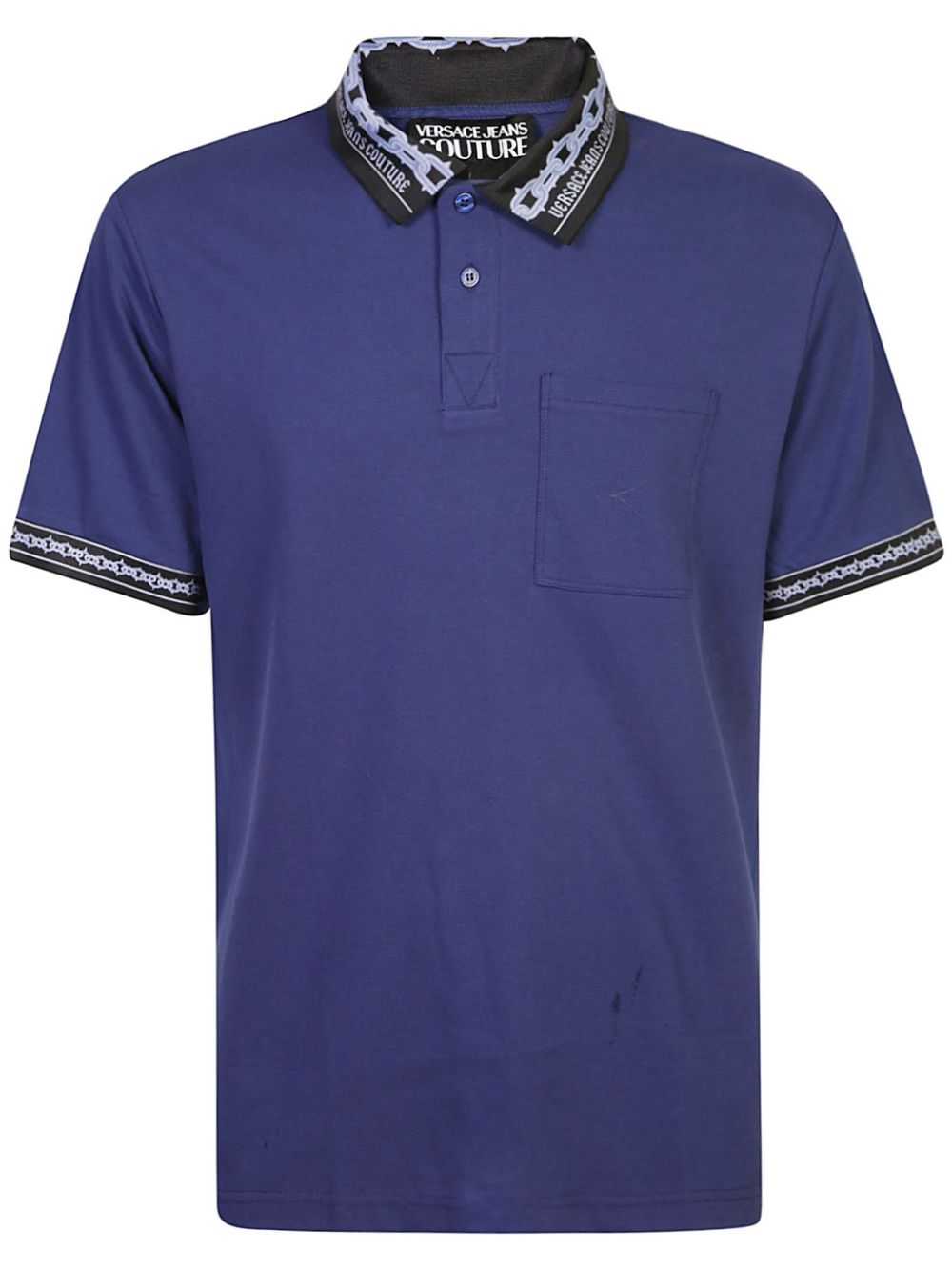 Versace Jeans Couture Chain Couture polo shirt - Blue von Versace Jeans Couture