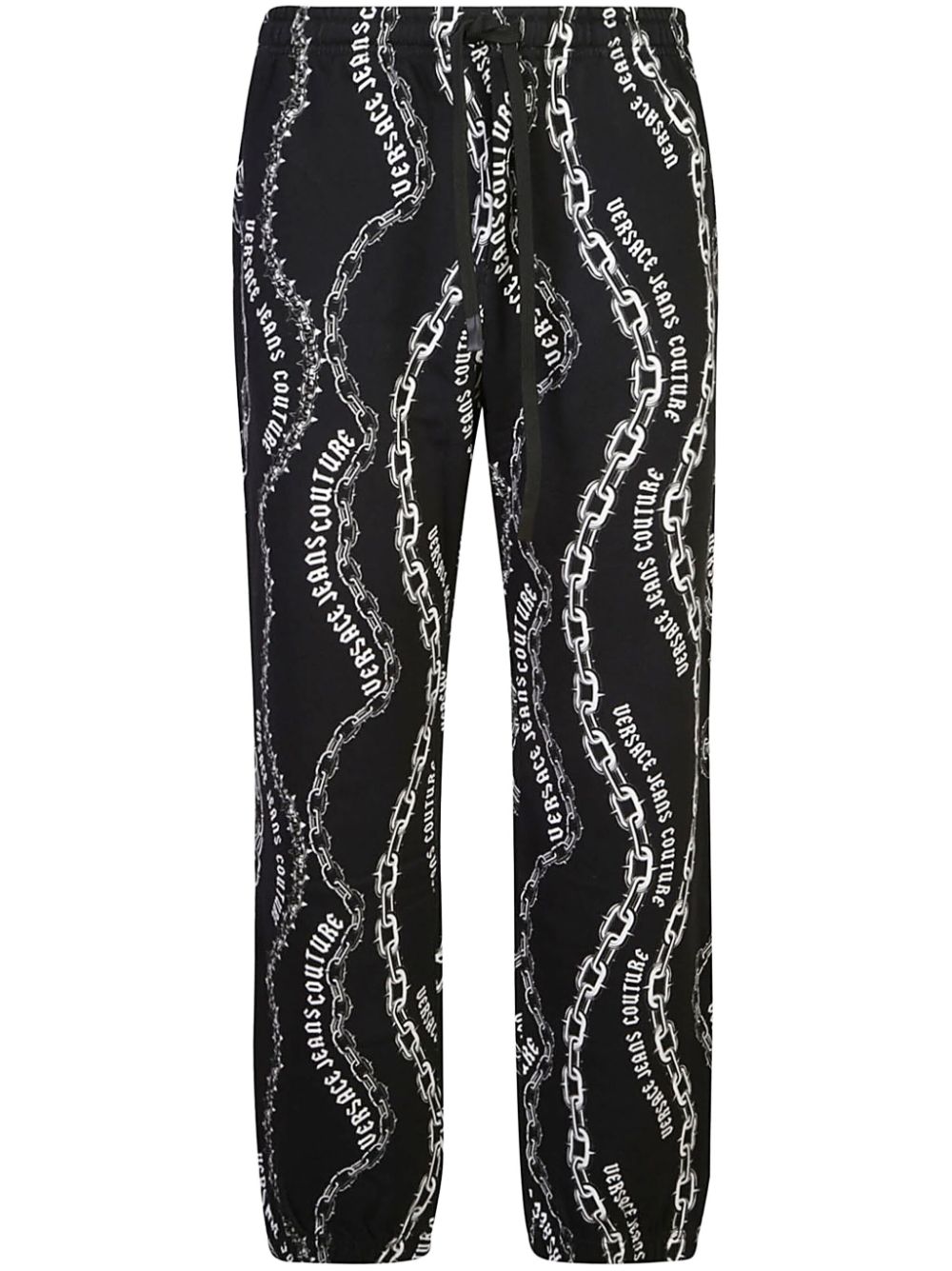 Versace Jeans Couture Chain Couture track pants - Black von Versace Jeans Couture