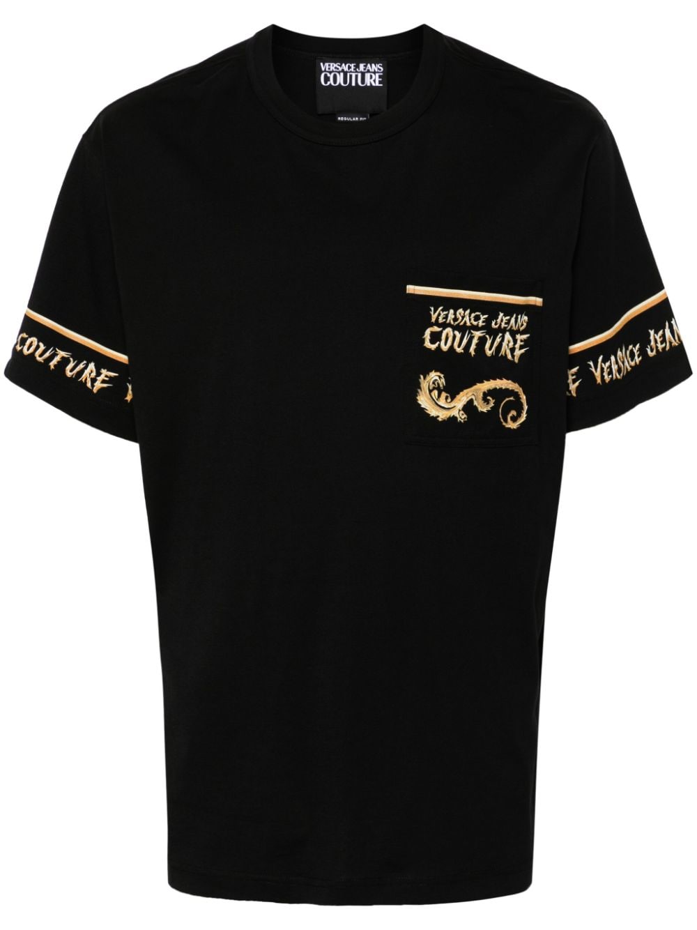 Versace Jeans Couture Chromo Couture T-shirt - Black von Versace Jeans Couture