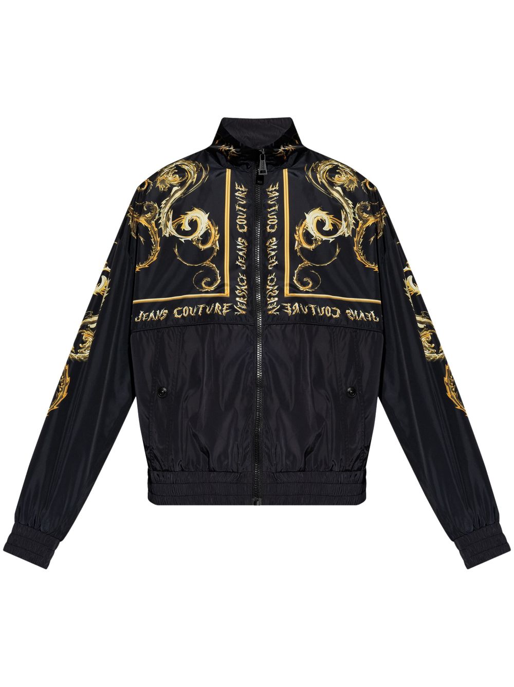 Versace Jeans Couture Chromo Couture-print jacket - Black von Versace Jeans Couture