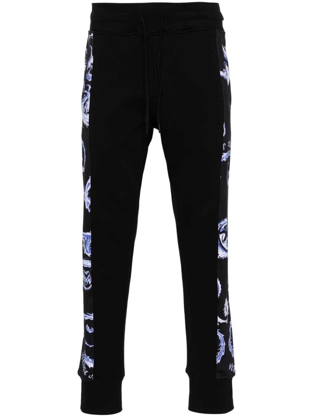 Versace Jeans Couture Chromo Couture print track pants - Black von Versace Jeans Couture