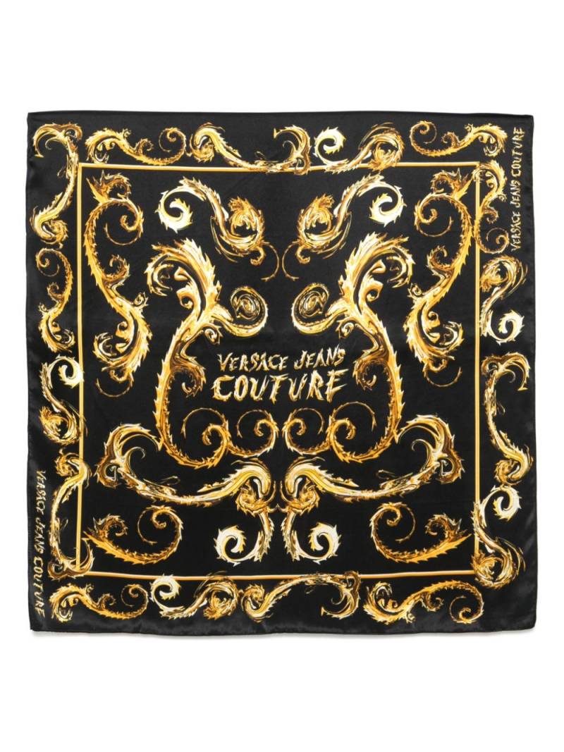 Versace Jeans Couture Chromo Couture scarf - Black von Versace Jeans Couture